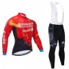 Cykeltøj Langærmet + Bib Cykelbukser 2021 Team Bahrain Victorious N001